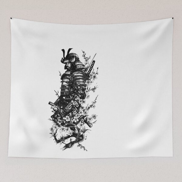 Item preview, Samurai Warrior. Traditional Japanese. designed and sold by Lucy Goosy Art.