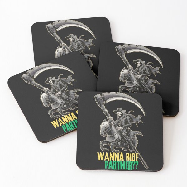 Item preview, Grim Reaper Cowboy - Edgy Western Fantasy Artwork designed and sold by IlikeStyle.