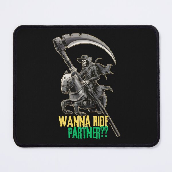 Item preview, Grim Reaper Cowboy - Edgy Western Fantasy Artwork designed and sold by IlikeStyle.