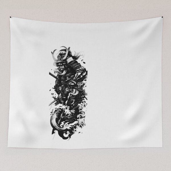 Item preview, Samurai Warrior. Traditional Japanese. designed and sold by Lucy Goosy Art.