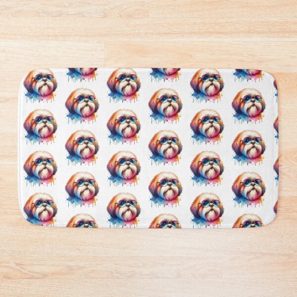 Item preview, Watercolor Lhasa Apso Wearing Sunglasses designed and sold by TheAnimalZ00.