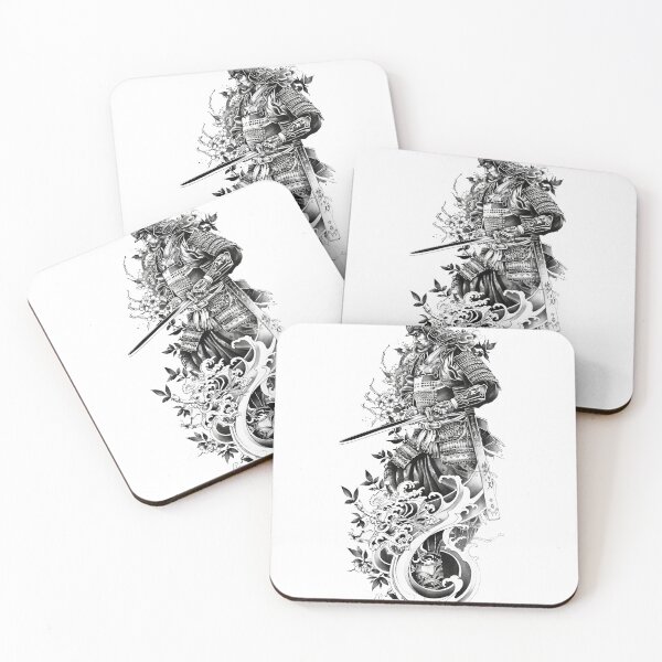 Item preview, Samurai Warrior. Traditional Japanese. designed and sold by Lucy Goosy Art.