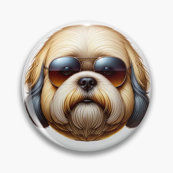 Item preview, Lhasa Apso Wearing Sunglasses designed and sold by TheAnimalZ00.
