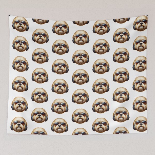 Item preview, Lhasa Apso Wearing Sunglasses designed and sold by TheAnimalZ00.
