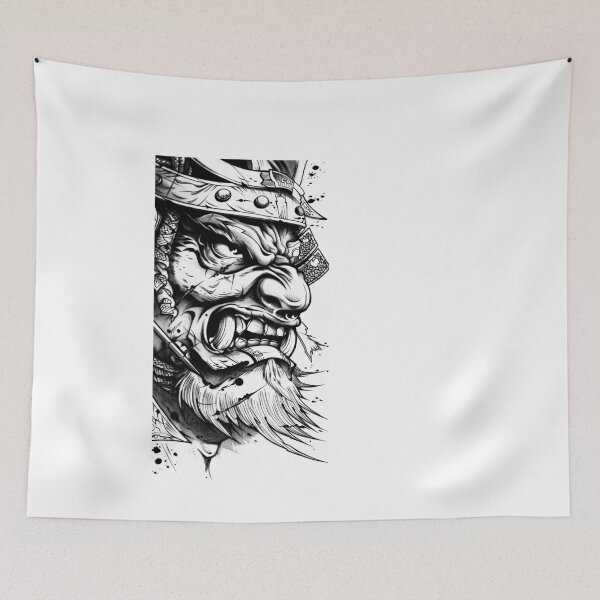 Item preview, Samurai Warrior. Traditional Japanese. designed and sold by Lucy Goosy Art.