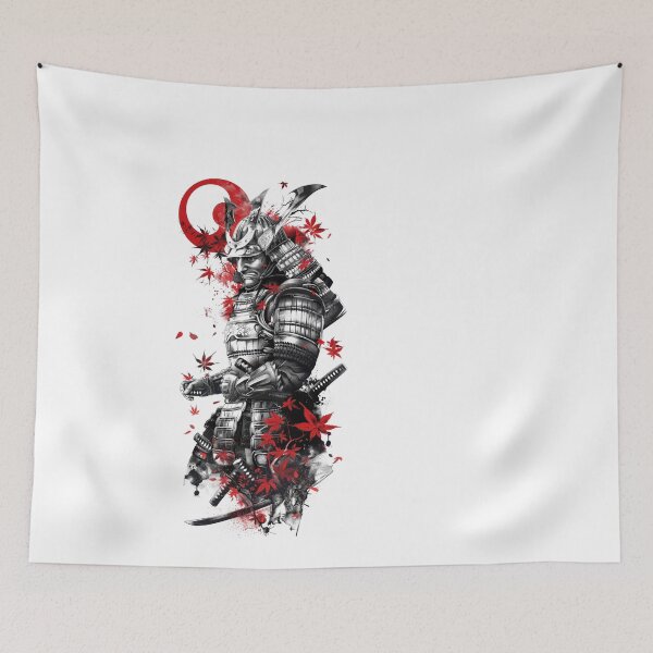 Item preview, Samurai Warrior. Traditional Japanese. designed and sold by Lucy Goosy Art.