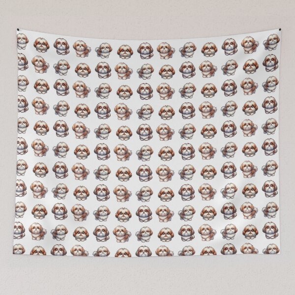 Item preview, Cute Lhasa Apso Dogs designed and sold by TheAnimalZ00.