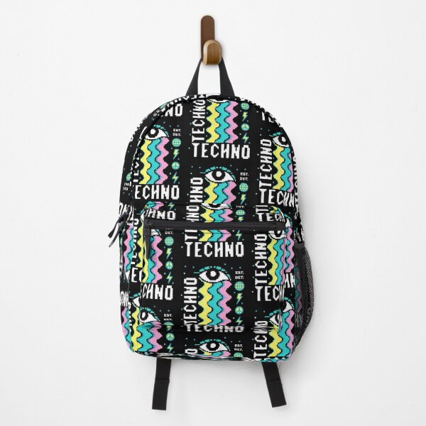 Item preview, TECHNO  - 8 Bit Rainbow Tears (white/blue/pink) designed and sold by Discothreadz.