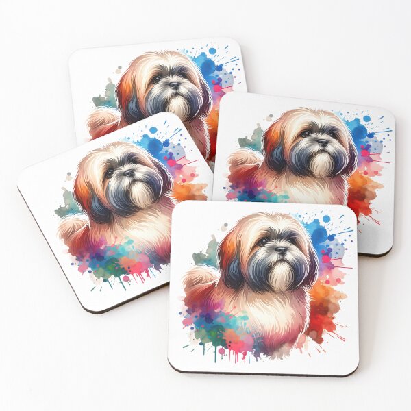 Item preview, Watercolor Lhasa Apso designed and sold by TheAnimalZ00.