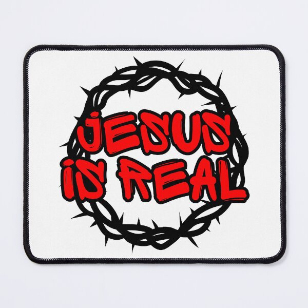 Item preview, Jesus is Real. christian quotes. designed and sold by MoriaStore.