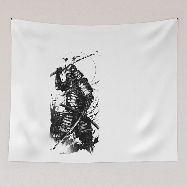 Item preview, Samurai Warrior. Traditional Japanese. designed and sold by Lucy Goosy Art.