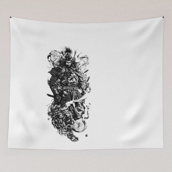 Item preview, Samurai Warrior. Traditional Japanese. designed and sold by Lucy Goosy Art.