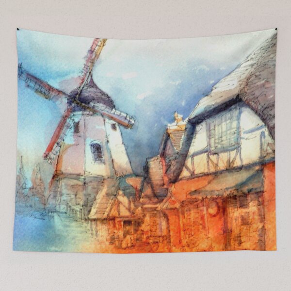 Item preview, windmills, solvang FH designed and sold by Gerardo Segismundo.