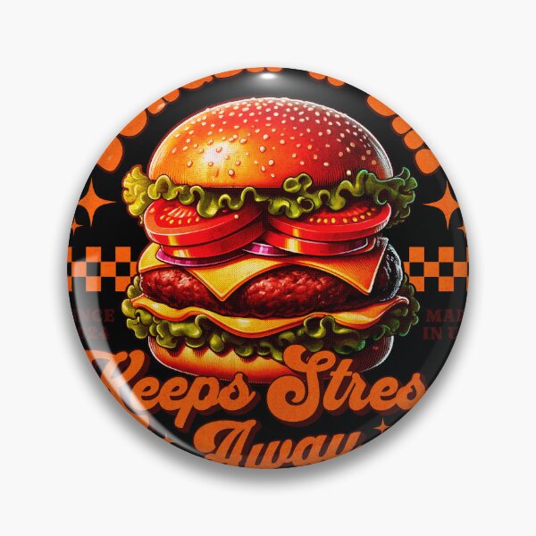 Item preview, Burger-A-Day: The Ultimate American Stress Buster Tee Design designed and sold by JacontaII.