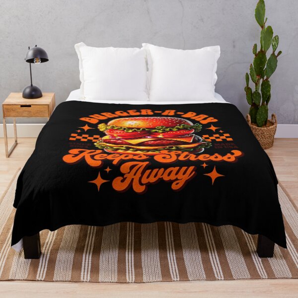 Item preview, Burger-A-Day: The Ultimate American Stress Buster Tee Design designed and sold by JacontaII.