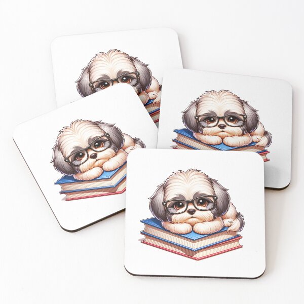 Item preview, Lhasa Apso Puppy And Books designed and sold by TheAnimalZ00.
