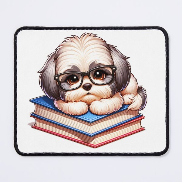 Item preview, Lhasa Apso Puppy And Books designed and sold by TheAnimalZ00.