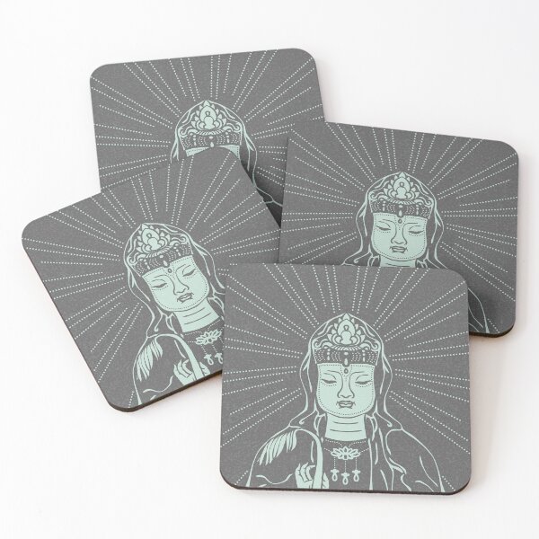 Item preview, Kuan Yin Sattva Minimal Edition - Slate + Mint designed and sold by Irene Estelle.