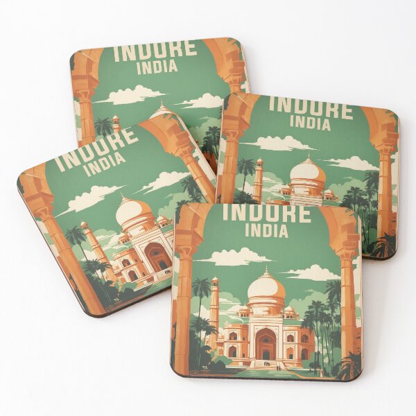 Item preview, Indore India Vintage Travel Tourism  designed and sold by TravelersGems.