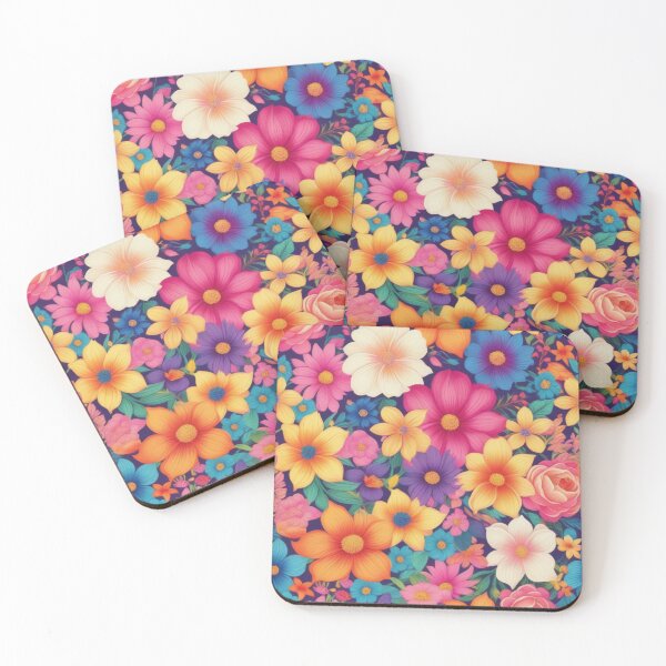 Item preview, Vibrant Floral Kaleidoscope: A Burst of Color designed and sold by MrKATORSKI.