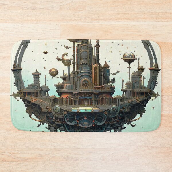 Item preview, a beautiful country town "IA" futuristic 2 designed and sold by glauco54.