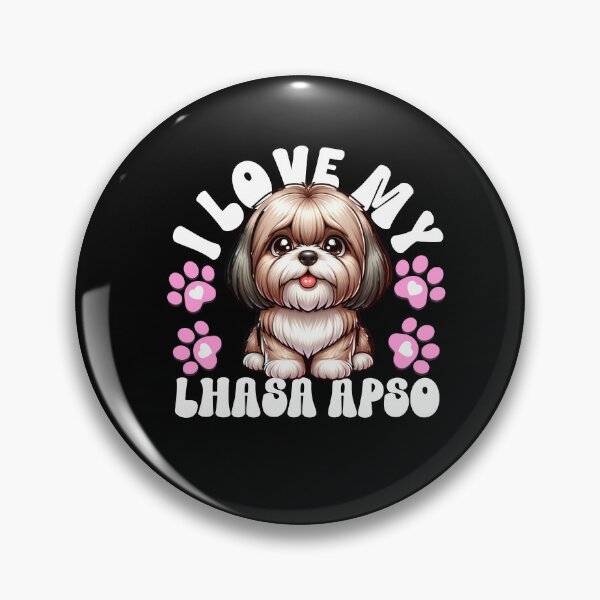 Item preview, I Love My Lhasa Apso designed and sold by TheAnimalZ00.