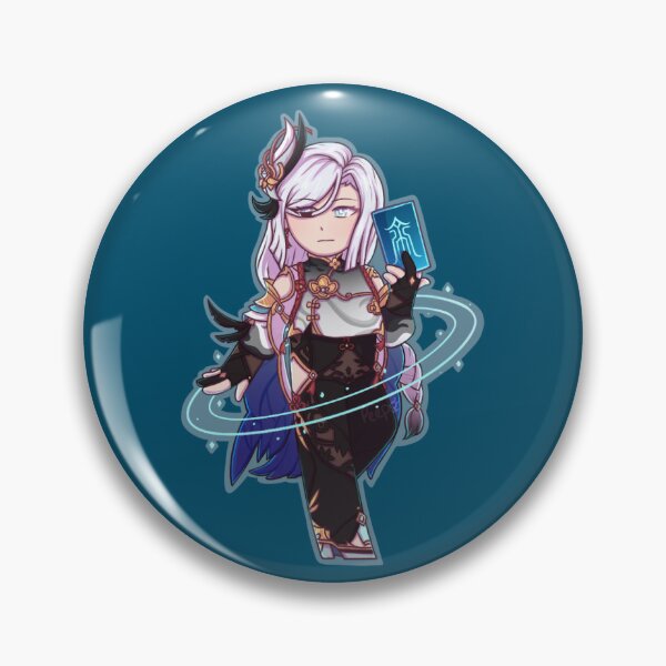 Item preview, Chibi Shenhe- Genshin Impact designed and sold by DT-Studios.