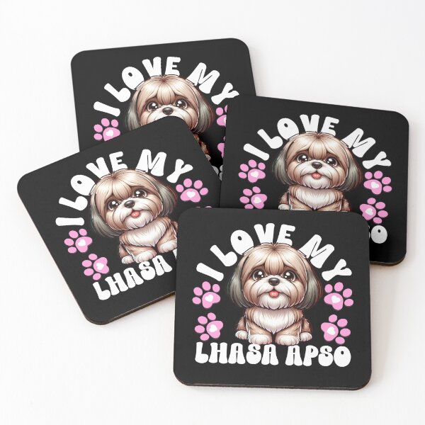 Item preview, I Love My Lhasa Apso designed and sold by TheAnimalZ00.