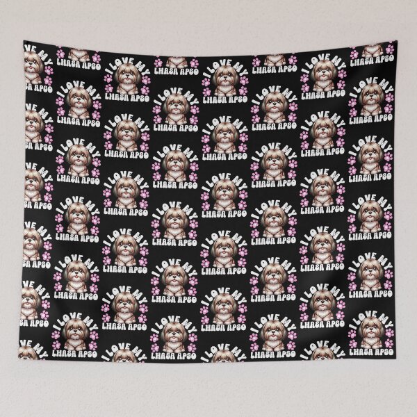 Item preview, I Love My Lhasa Apso designed and sold by TheAnimalZ00.