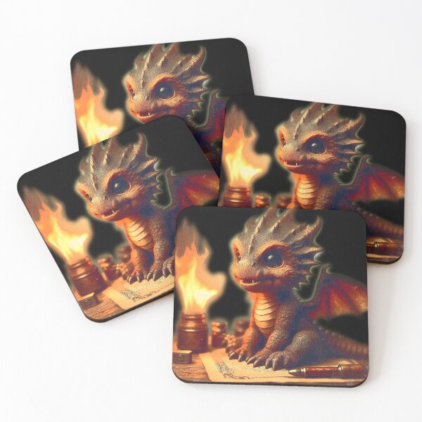 Item preview, BABY FIRE DRAGON designed and sold by Foxlindesigns.