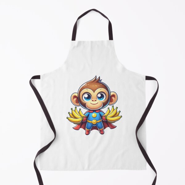 Item preview, Monkey Superhero with Bananas designed and sold by PassionforLove.