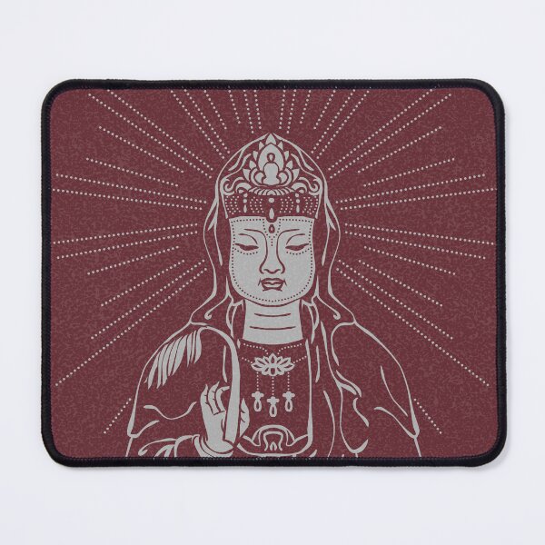 Item preview, Kuan Yin Sattva Minimal Edition - Wine + Fog designed and sold by Irene Estelle.