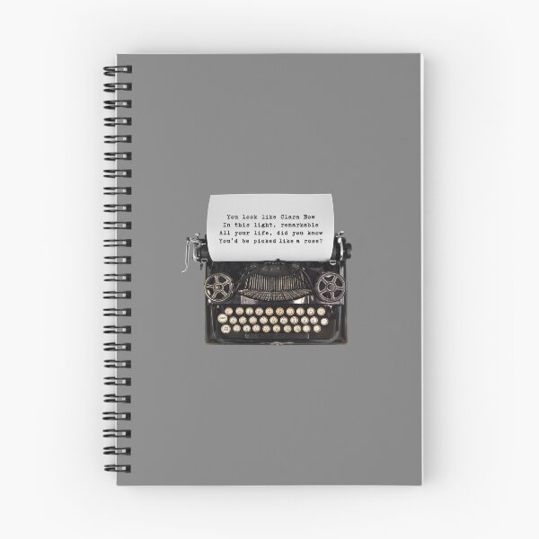 Item preview, clara bow lyrics typewriter  designed and sold by karma-style.