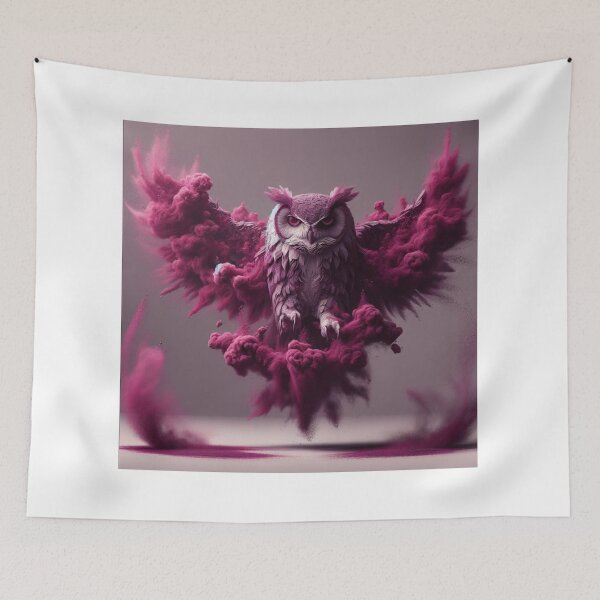 Item preview, Majestic Magenta Ruru designed and sold by Traci Coxhead.