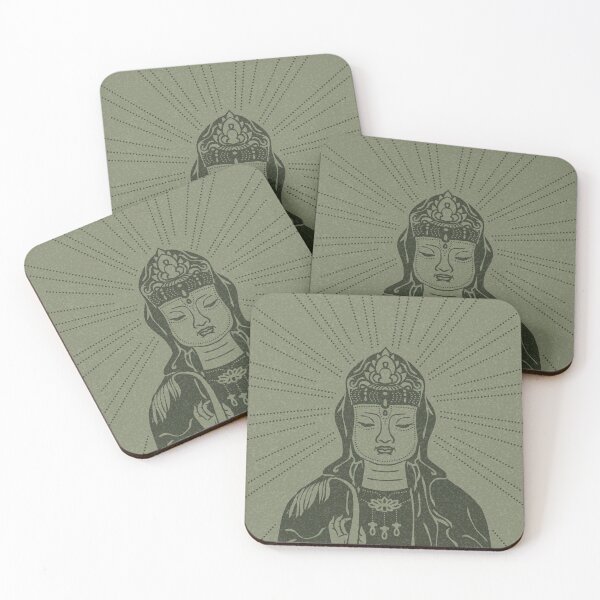Item preview, Kuan Yin Sattva Minimal Edition - Sage + Pine designed and sold by Irene Estelle.