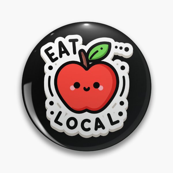 Item preview, Eat Local - Apple designed and sold by BluRockDesigns.