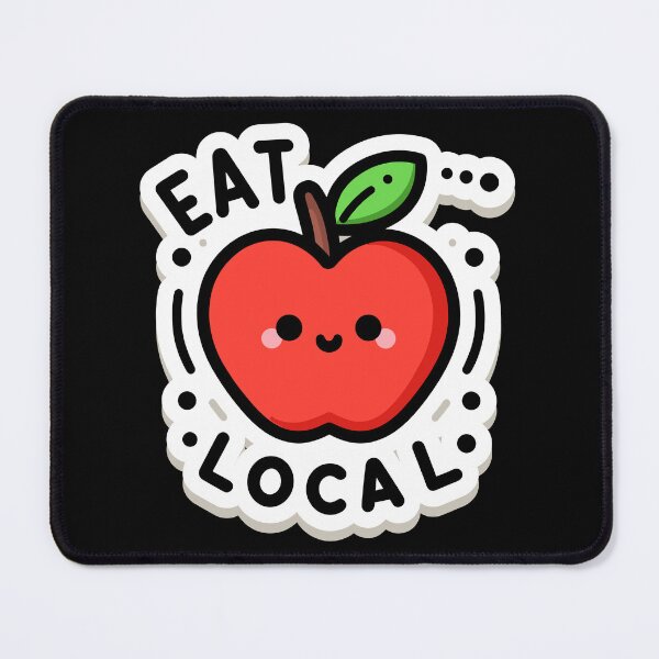 Item preview, Eat Local - Apple designed and sold by BluRockDesigns.