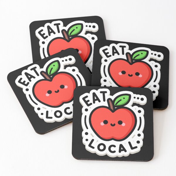 Item preview, Eat Local - Apple designed and sold by BluRockDesigns.