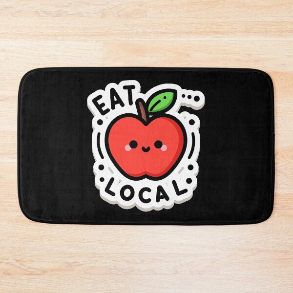 Item preview, Eat Local - Apple designed and sold by BluRockDesigns.