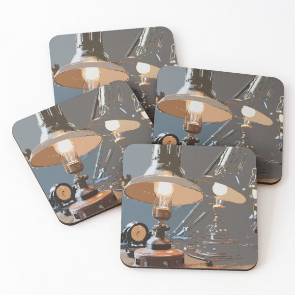 Item preview, Illuminating Nostalgia: Retro Desk Lamps designed and sold by bb-15artstudio.