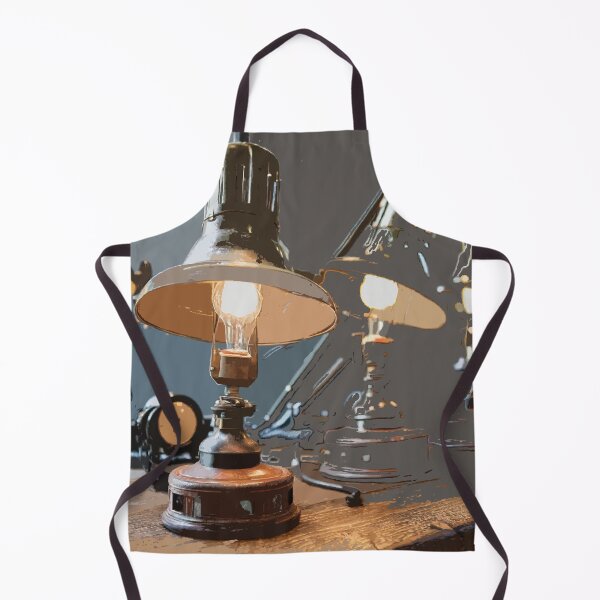 Item preview, Illuminating Nostalgia: Retro Desk Lamps designed and sold by bb-15artstudio.