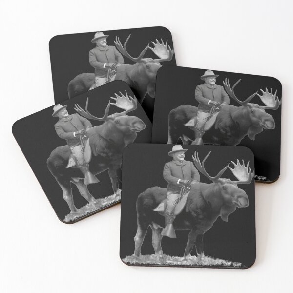 Item preview, Teddy Roosevelt Riding A Bull Moose designed and sold by DaviBruce.