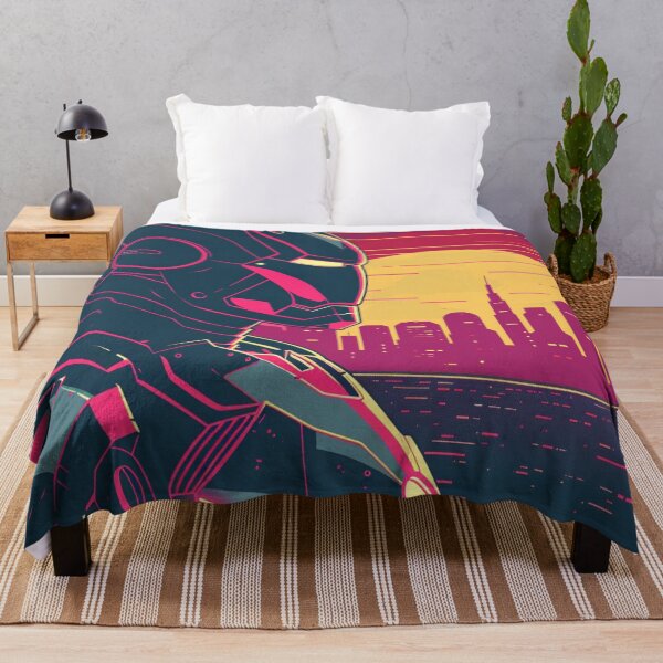 Item preview, This Iron Man who is depicted in a 90s anime style with cyberpunk vibes as a retro poster style vector illustration featuring lo-fi aesthetics. designed and sold by HANGLEMAN.
