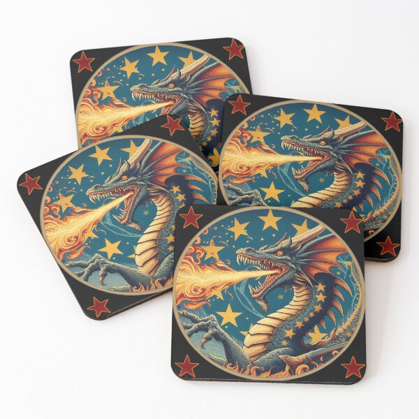 Item preview, LOWBROW DRAGON designed and sold by Foxlindesigns.