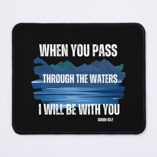Item preview, Scripture Isaiah 43:2 designed and sold by bible-prints.
