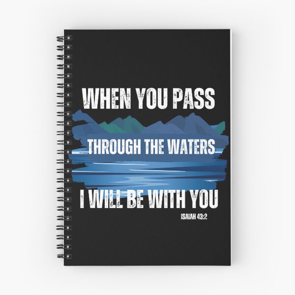 Item preview, Scripture Isaiah 43:2 designed and sold by bible-prints.