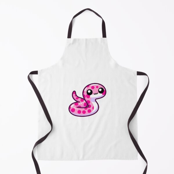 Item preview, Kawaii pink snake designed and sold by Cloudlilyart.