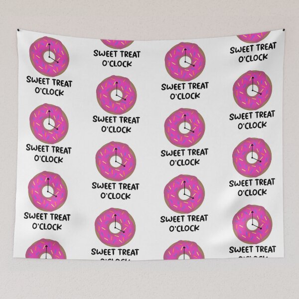 Item preview, Sweet Treat O’Clock (Black Text) designed and sold by MakerBeeDesigns.