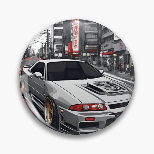 Artikelvorschau, Skyline R33 Aquarell entworfen und verkauft von FotoAndyCR.