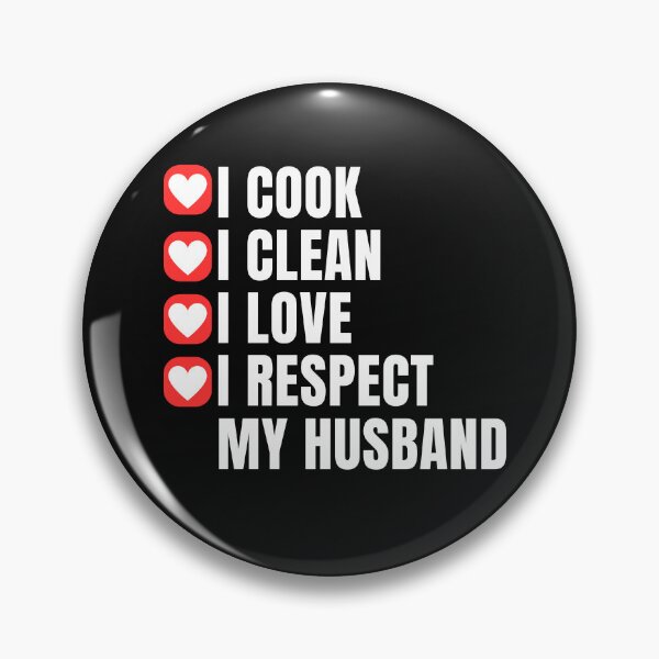 Item preview, I Cook I Clean I Love I Respect My Husband, Amazing Spouse, Relationship, Love Your Spouse, Marriage designed and sold by Cryptohaven.